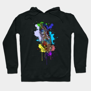 Aboriginal Art - Feather Walking The Land Hoodie